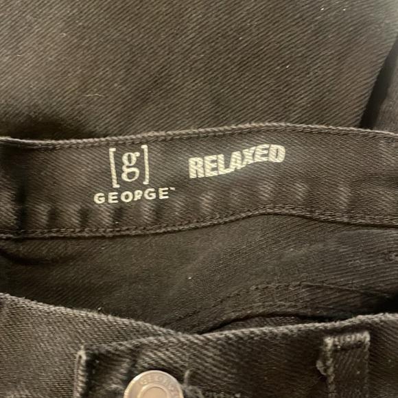 George brand black jeans size 30x32 - Picture 2 of 5